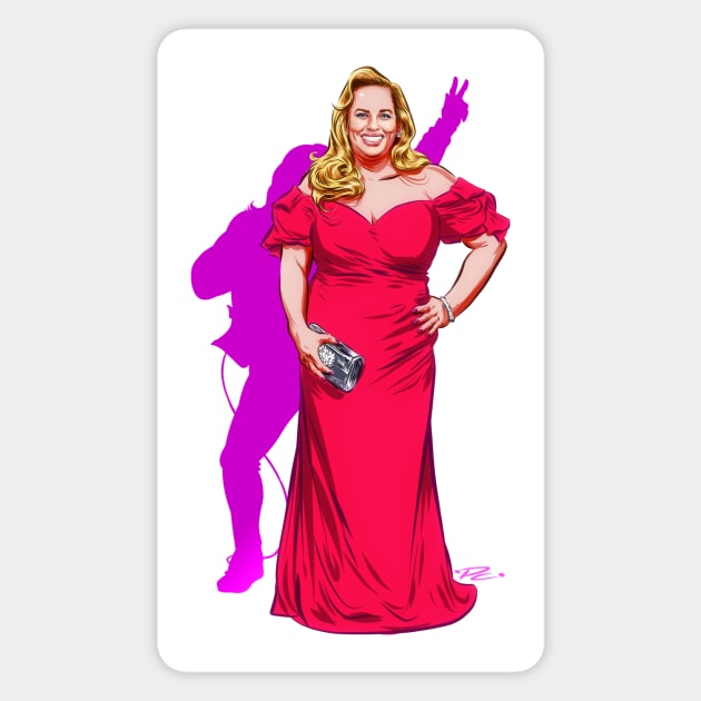 Rebel Wilson - An illustration by Paul Cemmick Magnet by PLAYDIGITAL2020